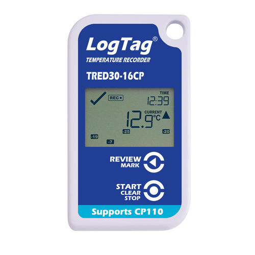 温度数据记录器 - TRED30-16 - Logtag - LCD显示 / 用于仓储 / 连续式