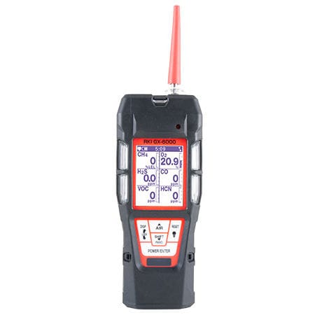 多种气体探测器 - GX-6000 - RKI Instruments - O2 / CO / VOC