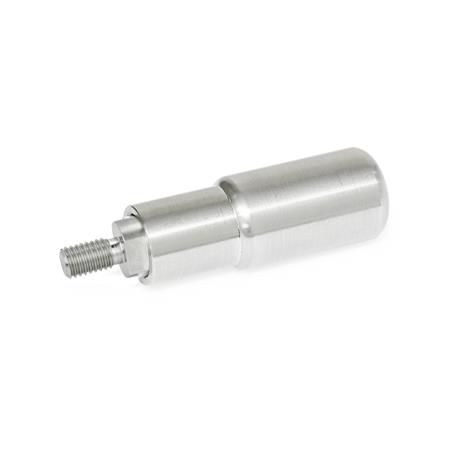 圆管把手 - GN 798.4 - Otto Ganter GmbH & Co. KG - 用于门 / 不锈钢 / 圆柱形