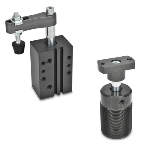 旋转式夹紧设备 - GN 875 / GN 876 - Otto Ganter GmbH & Co. KG - 气动 / 用于零件加工