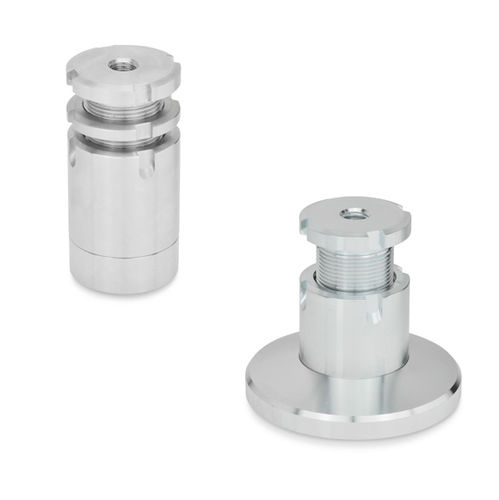 机器脚座 - GN 360 - Otto Ganter GmbH & Co. KG - 不锈钢 / 钢 / 水平
