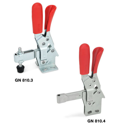 垂直铰接夹 - GN 810.3 / GN 810.4 - Otto Ganter GmbH & Co. KG - 不锈钢 / 镀锌钢 / 带锁