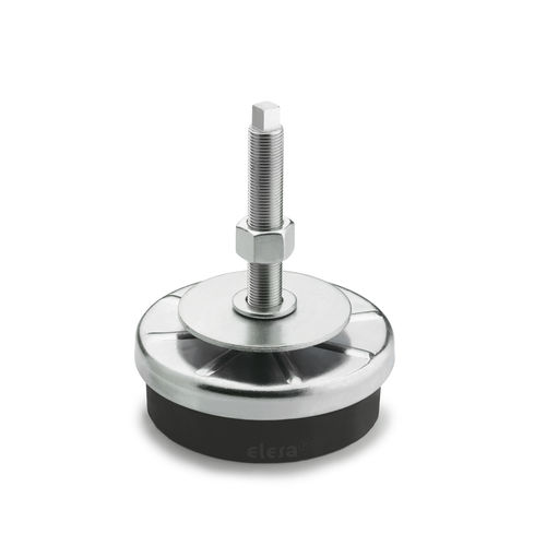 机器脚座 - GN 248 - Otto Ganter GmbH & Co. KG - 橡胶 / 镀锌钢 / 防震