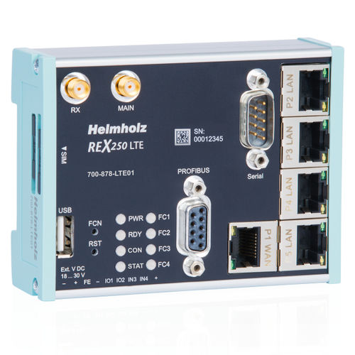 数据路由器 - REX 250  - Helmholz GmbH & Co. KG - WAN / 以太网 / 网络