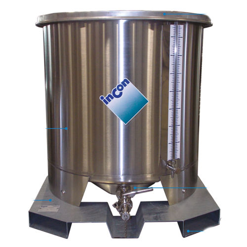 不锈钢IBC集装桶 - SBPA series - INCON - 用于食品 / 化学制品 / 药品