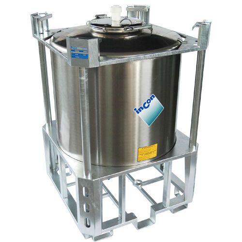 不锈钢IBC集装桶 - PFC series - INCON - 用于粘稠产品 / 存储 / 运输