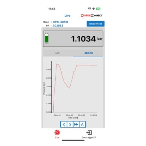 校准移动应用 - CrystalConect  - Ametek Calibration - 测量检查仪器 / 实时 / Android 安卓