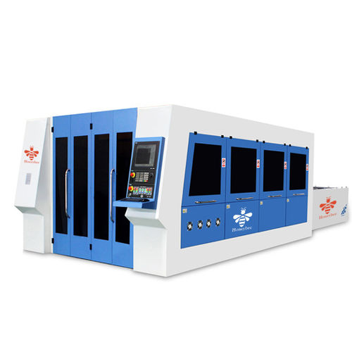 光纤激光切割机 - HB-FL3015TC - Dalian Honeybee CNC Equipment Co., Ltd - 用于金属 / 用于金属管 / CNC数控