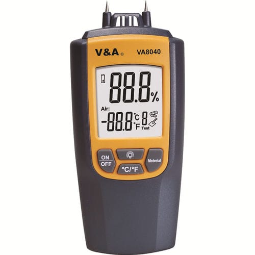 建筑材料水分检测仪 - VA8040 - Shanghai Yi Hua V&A Instrument Co., Ltd. - 针式 / 数字显示 / 手持式