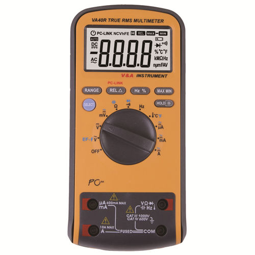 数字万用表 - VA40/VA40B/VA40R - Shanghai Yi Hua V&A Instrument Co., Ltd. - 手持式 / 1000 V / 10 A