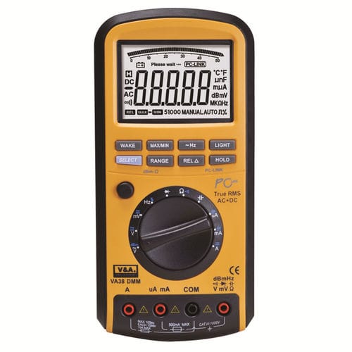 数字万用表 - VA38 - Shanghai Yi Hua V&A Instrument Co., Ltd. - 手持式 / 1000 V / 10 A
