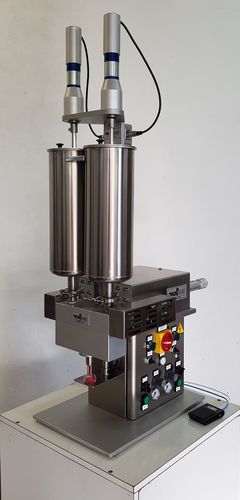 液体定量分配机 - TCV, TCVH - Tecnicoll Srl - 用于糊状产品 / 容积式 / 化妆品产业