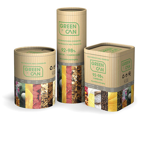定制包装盒子 - GREENCAN® - CAN PACKAGING - GREENCAN - 塑料 / 硬纸板 / 方形截面