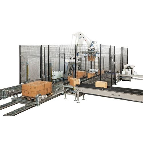 搬运机器人加工单元 - DUETTI PACKAGING SRL - 堆垛