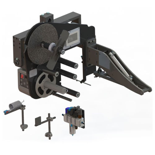 自粘式标签粘贴打印机 - URANO PIVOT - E-Packaging Srl - 顶面 / 侧面 / 用于箱子
