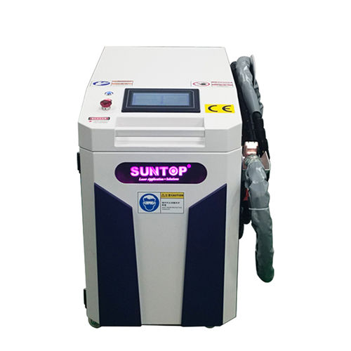 光纤激光清洗机 - ST-FLC1500H - Suzhou Suntop Laser Technology CO.,LTD - 手动 / 用于金属零件 / 工业