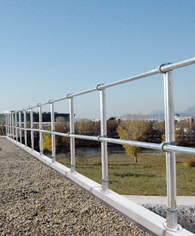 可折叠护栏 - VersiRail® - MSA/梅思安 - 铝制 / 用于金属屋顶