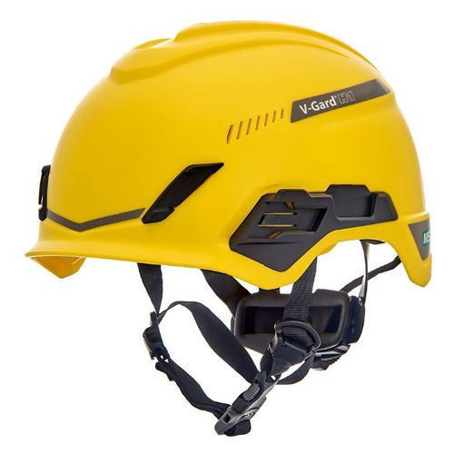 工地安全帽 - V-Gard® H1 - MSA/梅思安 - EN 397 / EN 12492 / 黄色