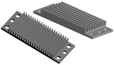 直流电源转换器用散热片 - 24xxxxB series  - Aavid Thermalloy