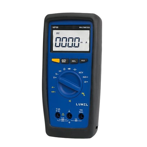 数字万用表 - NP06 - LUMEL - 手持式 / 1000 V / 10 A