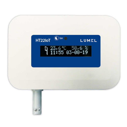 温度数据记录器 - HT22IoT - LUMEL - 湿度 / CO2 / MODBUS