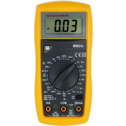 数字万用表 - MS8221A - LUMEL - 袖珍型 / 1000 V / cat III