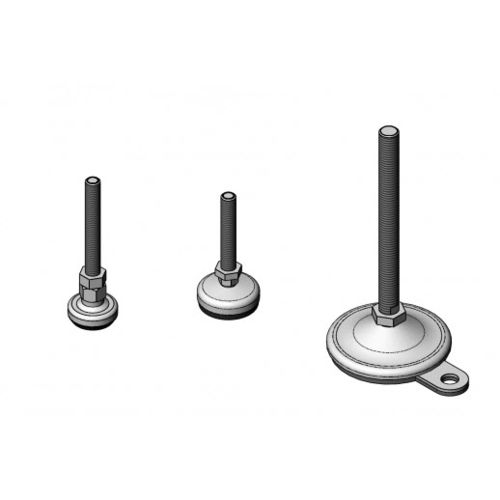 机器脚座 - NA 01 series - TecEnMa GmbH - 不锈钢 / 防滑 / 旋转