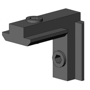 型材组装紧固支架 - 4101 S 1002 VZ 01	 - TecEnMa GmbH - 锌制 / 90° / 凹凸
