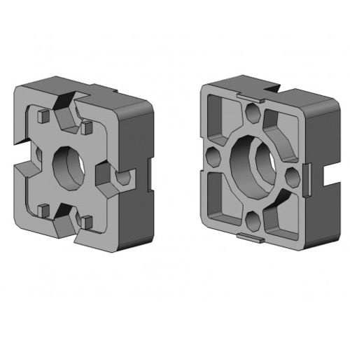 铝框架型材连接件 - 4201 AL - EL 01 series - TecEnMa GmbH - 压铸