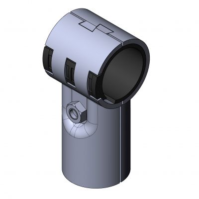 圆形管件 - 5013 S 001 SW 01 - TecEnMa GmbH - T形 / 塑料 / 锌制