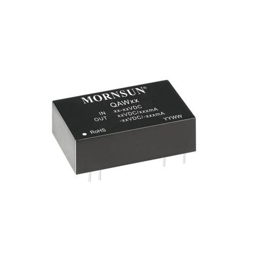 DC/DC变流器 / 绝缘 - QAW - MORNSUN Guangzhou Science & Technology Co.,Ltd. - 调节 / 输入电压范围2:1 / 功率