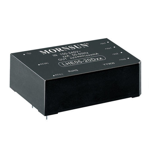 封装电源 - LHE05-20A/C/Dxx series - MORNSUN Guangzhou Science & Technology Co.,Ltd. - AC/DC / 调节 / 双输出