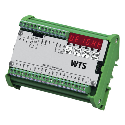 模拟重量发送器 - WTS - Bosche GmbH & Co. KG - DIN导轨安装式