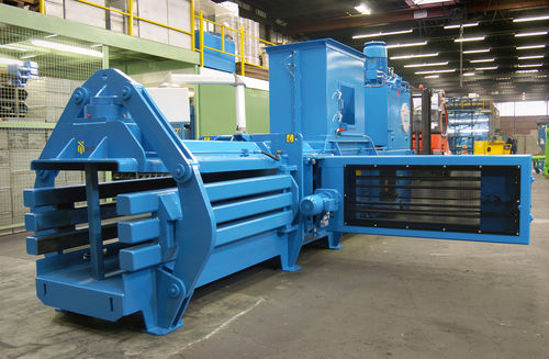 纸板箱打包压缩机 - CONTINETTE II - BOA RECYCLING EQUIPMENT BV - 用于纸张 / 卧式 / 通道式