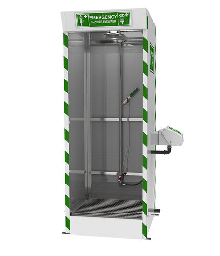 落地清洗间 - STD-SD-32K/45G - Hughes Safety Showers - 用于危险环境 / 室内 / 清除污染