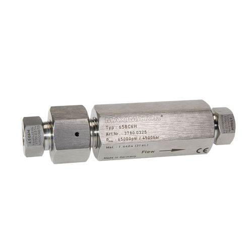 提升阀止回阀 - 65BC series  - Maximator GmbH - 球形 / 用于气体 / 螺纹