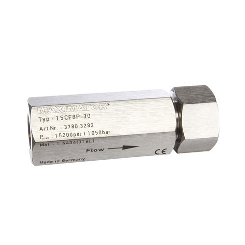 气体过滤器 - Maximator GmbH - 盘式 / 承压 / 用于管道
