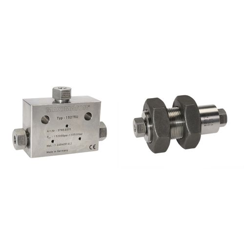 液压接头 - 152 series  - Maximator GmbH - 螺纹 / 不锈钢 / 防震动