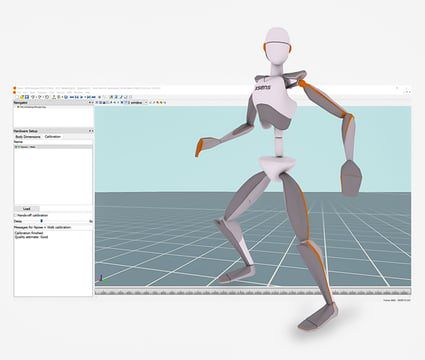可视化软件 - MVN Animate - Xsens - 校准 / 质量 / 控制