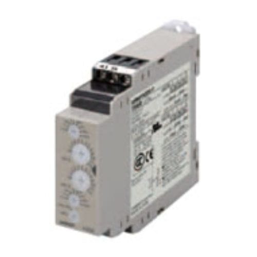 静力定时继电器 - H3DK-F  - OMRON - DIN导轨 / 用于开关