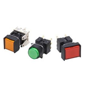 发光按钮式开关 - A16 - OMRON - 不发光 / 面板式 / 微型
