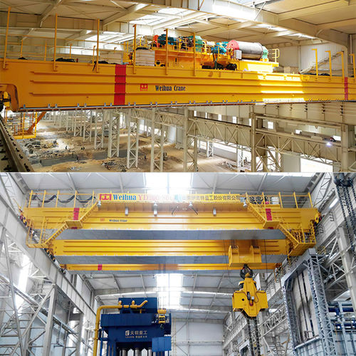 单梁桥式起重机 - Henan Weihua Heavy Machinery Co., Ltd - 双梁 / 定制 / 用于吊运熔融金属