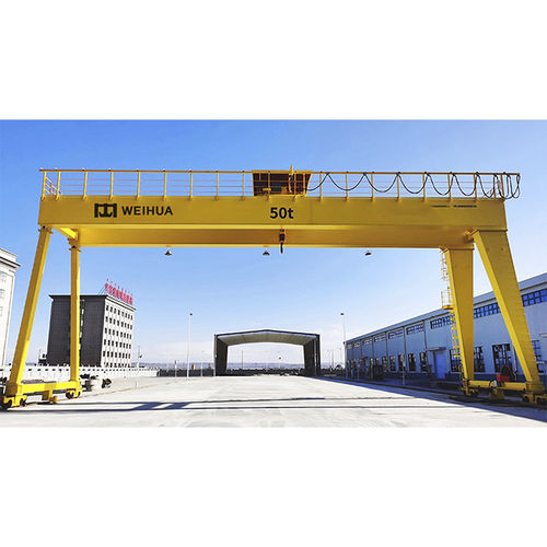双梁龙门吊 - Henan Weihua Heavy Machinery Co., Ltd - 轨道 / 土建工程 / 用于车间