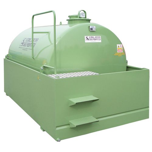 废油贮液罐 - SE HD-Tank - Emiliana Serbatoi - 碳钢 / 圆柱 / 存储