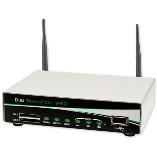 蜂窝状路由器 - TransPort® WR21 - Digi International - 4G / 3G 网络 / 壁挂安装