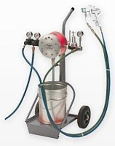 双层膜式泵 - vario top spray - SATA GmbH & Co. KG - 用于油漆 / 电动 / 工业