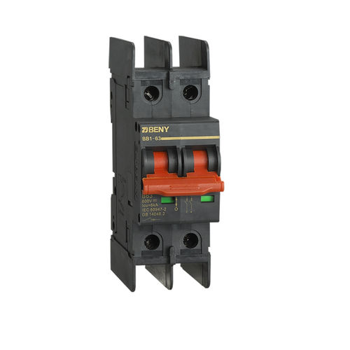 直流断路器 - BB1-63 - Zhejiang Benyi Electrical Co.,ltd. - 2极 / 手动复位 / 光伏应用