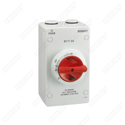 手动隔离开关 - BYT-32 - Zhejiang Benyi Electrical Co.,ltd. - 4极 / 2极 / 直流