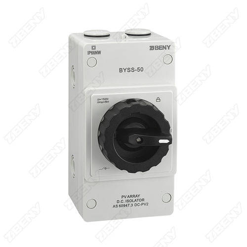 多极隔离开关 - BYSS-50 - Zhejiang Benyi Electrical Co.,ltd. - 直流 / 光伏应用 / 用于太阳能换流器