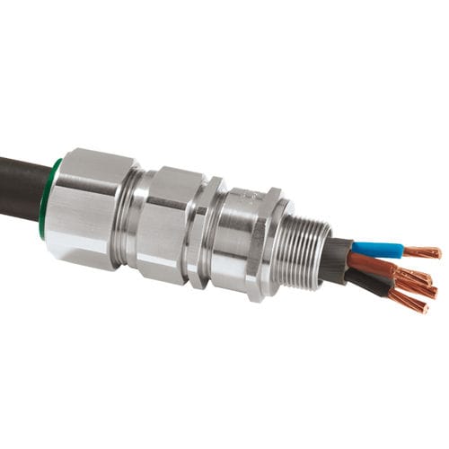 镀镍黄铜电缆接头 - E1FW Series - ROSE Systemtechnik - 黄铜 / IP68 / IP66